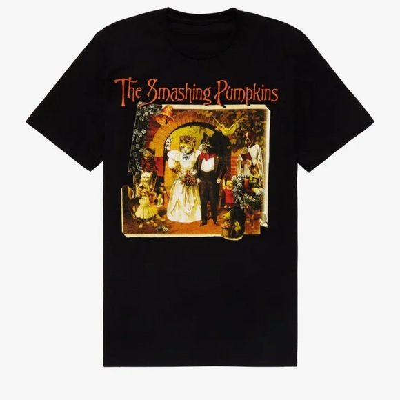 Smashing Pumpkins Other - The Smashing Pumpkins Band Cat Wedding Graphic T-Shirt